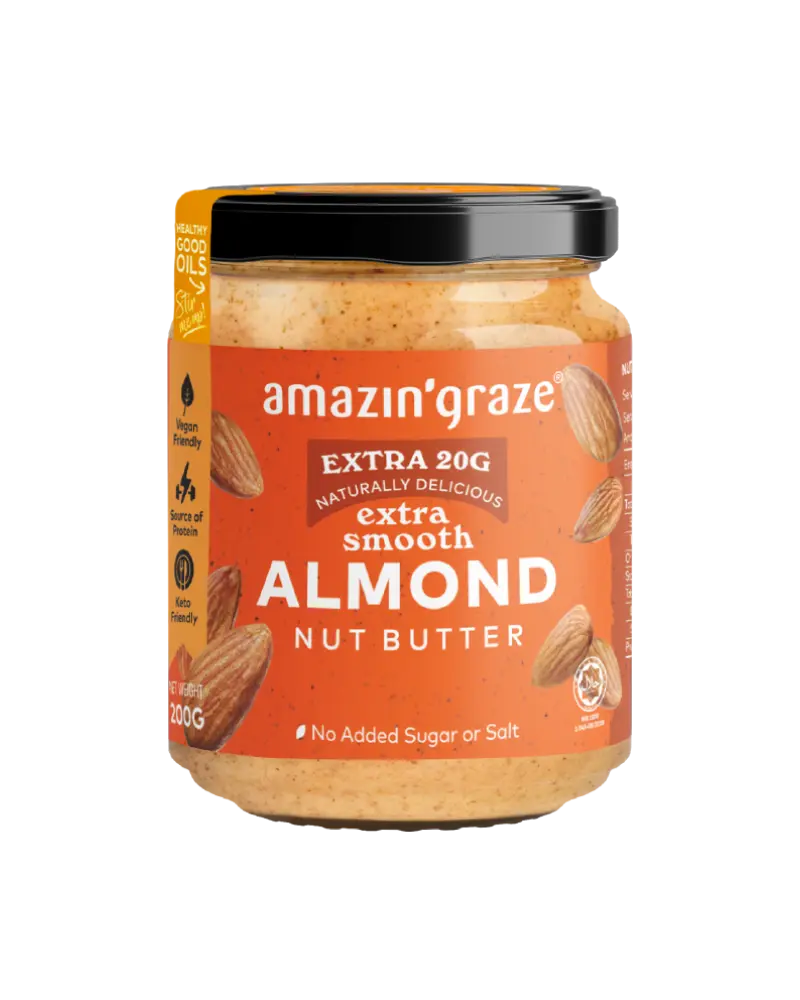 [FLASH] Smooth Almond Butter [Salt & Sugar Free]